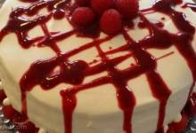 lemon raspberry white chocolate mousse cake