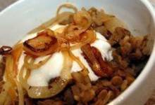 lentils and rice with fried onions (mujadarrah)