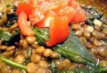 Lentils And Spinach