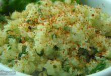 lime cilantro cauliflower &#34;rice&#34;