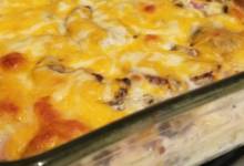 low-carb bacon cheeseburger casserole