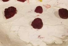 low-fat lemon raspberry cake