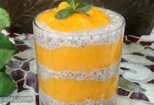 Mango, Coconut, and Chia Seed Pots