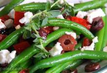 Marinated Green Beans with Olives, Tomatoes, and Feta