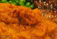 Mashed Sweet Potatoes and Pears