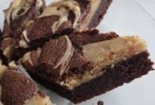 michelle's peanut butter marbled brownies