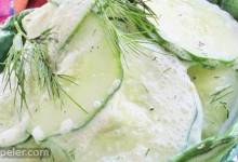 Mizeria (Polish Cucumber Salad)