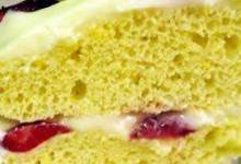 mock lemon chiffon cake