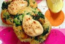 Moroccan Salmon Cakes with Garlic Mayonnaise