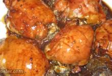 Mushroom-Stuffed Chicken Breasts in a Balsamic Pan Sauce