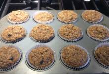 oatmeal-banana muffins