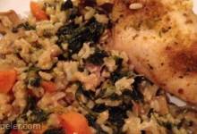 Okra, Chicken and Rice Casserole