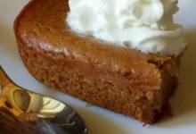 old-fashioned persimmon pudding