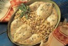 one-dish chicken and stuffing bake