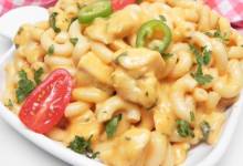 one-pot chicken enchilada mac and cheese
