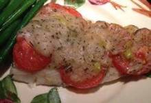 orange roughy with sherry and herb sauce