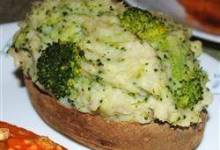 Parmesan and Broccoli Stuffed Potatoes