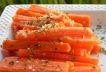 parmesan crusted baby carrots