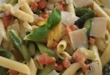 pasta with asparagus and lemon sauce