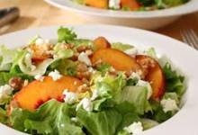 peach and escarole salad