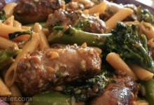Penne with Sausage and Broccoli Rabe