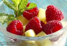 Pineapple-Raspberry Parfaits