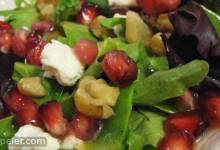 Pomegranate Feta Salad with Lemon Dijon Vinaigrette