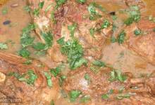 pomegranate stew with chicken (khoresh fesenjan)