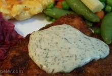 Pork Schnitzel with Dipping Sauce