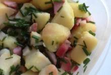 potato salad with radishes