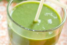 protein packed spinach smoothie