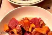 Quick and Easy Ham with Sweet Potatoes
