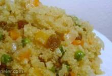 Quick Couscous with Raisins and Carrots