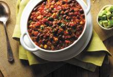 quinoa and black bean chili from goya&#174;
