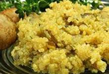 Quinoa Pilaf With Mushrooms