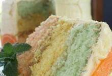 rainbow citrus cake