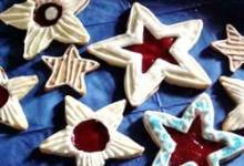 raspberry star cookies
