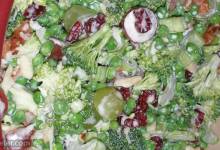 raw veggie picnic salad