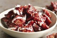 red velvet chex party mix