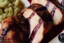 Red, White, and Blueberry Grilled Chicken