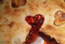 rhubarb cherry pie