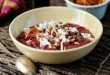 roasted beet and goat cheese dip