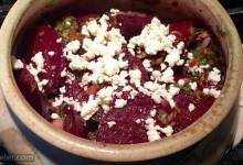 roasted beets with feta