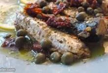 sardines with sun-dried tomato and capers