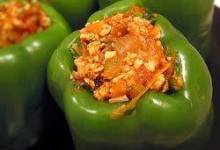 Sausage and Rice Stuffed Peppers