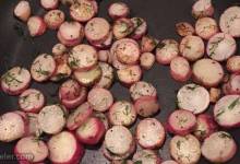 sauteed radishes