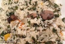 Sauteed Rice with Kale