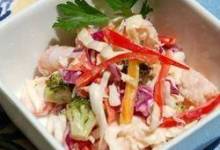 seafood and cabbage salad