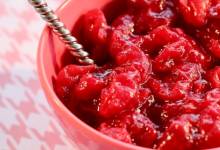 simple sugar-free cranberry sauce