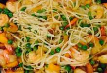 Singapore Noodle Curry Shrimp